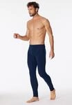 Lange Unterhose SCHIESSER "95/5", Herren, Gr. 4, blau (803, dunkelblau), Single