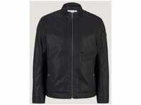 TOM TAILOR Lederjacke Kunstleder Jacke Gesteppt fake leather jacket 6291 in...