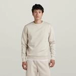 Sweatshirt G-STAR "Premium Core Pacior Sweat", Herren, Gr. S, wei&szlig; (wei&szlig;bait),