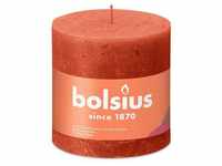 Bolsius Rustik Stumpenkerze 100/100mm herbstliches Orange