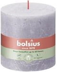 Bolsius Stumpenkerze Bolsius Rustik Stumpenkerzen gefrorenes Lavendel