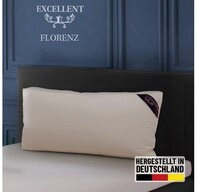 Excellent 3-Kammer-Kopfkissen Florenz, F&uuml;llung: 60% Daunen, 40% Federn