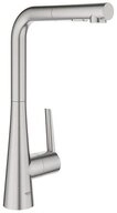 Grohe K&uuml;chenarmatur Zedra, L-Auslauf Dualbrause