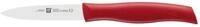 Zwilling Spickmesser Zwilling TWIN Grip Messer rot Spick- und Garniermesser 9cm