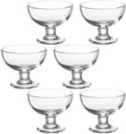 LEONARDO Servierschale CUCINA, Glas, auf Fu&szlig;, 360 ml, 4er Set
