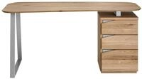 VOGL M&ouml;belfabrik Schreibtisch Erik, mit Schweizer Kante, teilmassiv, Breite 150 cm,