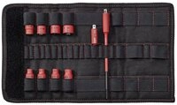 Wiha Steckschl&uuml;ssel Steckschl&uuml;sseleinsatz 1/4&Prime; Set TorqueVario&reg;-S electric...