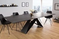 riess-ambiente Esstisch PROMETHEUS 180-220-260cm braun &ndash; Keramik made in Italy,