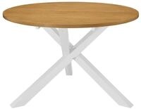 vidaXL Esstisch, Esszimmertisch Wei&szlig; 120x75 cm MDF