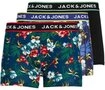 Jack & Jones Trunk JACFLOWER mit Blumenprint und elastischem Bund (Packung, 3-St)