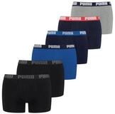 PUMA Boxershorts PUMA Herren Basic Boxershorts 6P (6-St., 6er Pack)