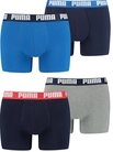 PUMA Boxershorts PUMA Herren Boxershorts Unterhosen Everyday Boxer 4er-Pack