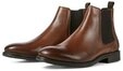 Jack & Jones Jack & Jones Herren Leder-Stiefel JfwArgo Chelsea-Boots Stiefeletten