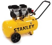 STANLEY Kompressor Kompressor - &Ouml;lfrei - Horizontal - Ger&auml;uschlos - 50 L / 1 hp / 8