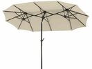 Schneider Schirme Marktschirm Schneider Sonnenschirm Salerno natur 300 x 150 cm