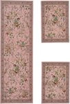 THEKO Bettumrandung Flomi Sagrini, H&ouml;he 3 mm, (3-tlg), Teppich-Set, Flachgewebe,