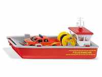 Siku Spielzeug-Auto SUPER Feuerwehr Arbeitsboot