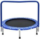 COSTWAY Kindertrampolin, &Oslash; 92 cm, klappbar mit Griff, bis 150kg