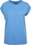 URBAN CLASSICS Kurzarmshirt Urban Classics Damen Ladies Extended Shoulder Tee (1-tlg)