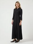 Y.A.S Hemdblusenkleid YASSAVANNA LONG SHIRT DRESS Viskose, loose fit