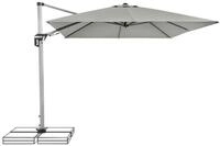 doppler&reg; Ampelschirm Doppler Active II Ampelschirm Sonnenschirm 350x260cm hellgrau
