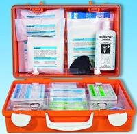 S&ouml;hngen Erste-Hilfe-Set Erste-Hilfe-Koffer SN-CD 'Chemie & Physik' orange