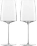 Zwiesel Glas Weinglas Simplify Weinglas kraftvoll & w&uuml;rzig Set 2tlg,