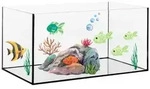 GarPet Aquarium Aquarium Becken rechteckig standard Gr&ouml;&szlig;en Glas Aquariumbecken 50