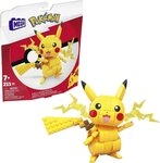 MEGA Actionfigur Mega Pok&eacute;mon Figur Medium Pikachu Zusammenbauen beweglich...
