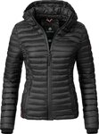 Marikoo Steppjacke Samtpfote ultraleichte &Uuml;bergangsjacke mit Kapuze