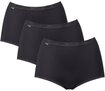 sloggi Maxislip Basic+ (3er Pack) perfekter Sitz, Baumwollmischung, weich, elastisch