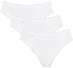 sloggi Taillenslip 24/7 Cotton Lace (3er Pack) mit edler Spitze und flachen N&auml;hten