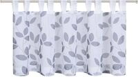 Gerster Scheibengardine Fay (1 St), Schlaufen, transparent, HxB: 50x140, mit modernem
