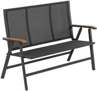 Dehner Gartenbank Klappbank Colmar, 2-Sitzer, 127 x 99 x 61.5 cm, Sch&ouml;ne,...