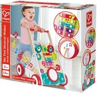 Hape Lauflernwagen Musik, aus Holz bunt