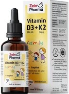 Zein Pharma - Germany GmbH VITAMIN D3+K2 MK-7 all trans Family Tropf.z.Einn....