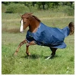 Bucas Pferde-Thermodecke Bucas Irish Turnout Medium 150g Classic - navy/gold...