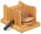 relaxdays Brotschneidebrett Brotschneidehilfe Bambus, Bambus