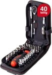 Wiha Steckschl&uuml;ssel (44684) - 40 tlg., Steckschl&uuml;sselsatz Bit Set, 1/4 Zoll,...