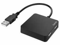 Hama USB-Hub, 4 Ports, USB 2.0, 480 Mbit/s (00200121) Adapter