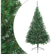 Kunstpflanze, vidaXL, K&uuml;nstlicher Halb-Weihnachtsbaum mit St&auml;nder Gr&uuml;n 240...