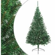 Kunstpflanze, vidaXL, K&uuml;nstlicher Halb-Weihnachtsbaum mit St&auml;nder Gr&uuml;n 180...