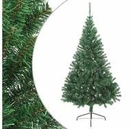 Kunstpflanze, vidaXL, K&uuml;nstlicher Halb-Weihnachtsbaum mit St&auml;nder Gr&uuml;n 210...