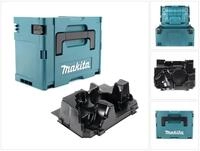 Makita Werkzeugkoffer MAKPAC 3 Kunststoffkoffer (821551-8) + Einlage f&uuml;r