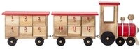 Bloomingville bef&uuml;llbarer Adventskalender Grunk als Eisenbahn aus Holz,