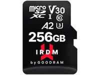 Goodram IRDM 256GB microSDXC UHS I U3 A2 + adapter Speicherkarte (256 GB, Video...