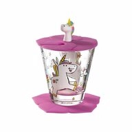 LEONARDO Kinderbecher Kindertrinkset BAMBINI 3-tlg. Einhorn, Glas
