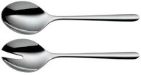WMF Salatbesteck Flame Salatbesteck, 2-teilig (24-teiliges Besteck Set f&uuml;r 6