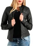 ONLY Lederimitatjacke ONLBandit Taillierte Kunstlederjacke, Bikerstyle,...