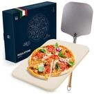 Blumtal Pizzastein f&uuml;r Backofen & Gasgrill inkl. Pizzaschieber - Pizzastein